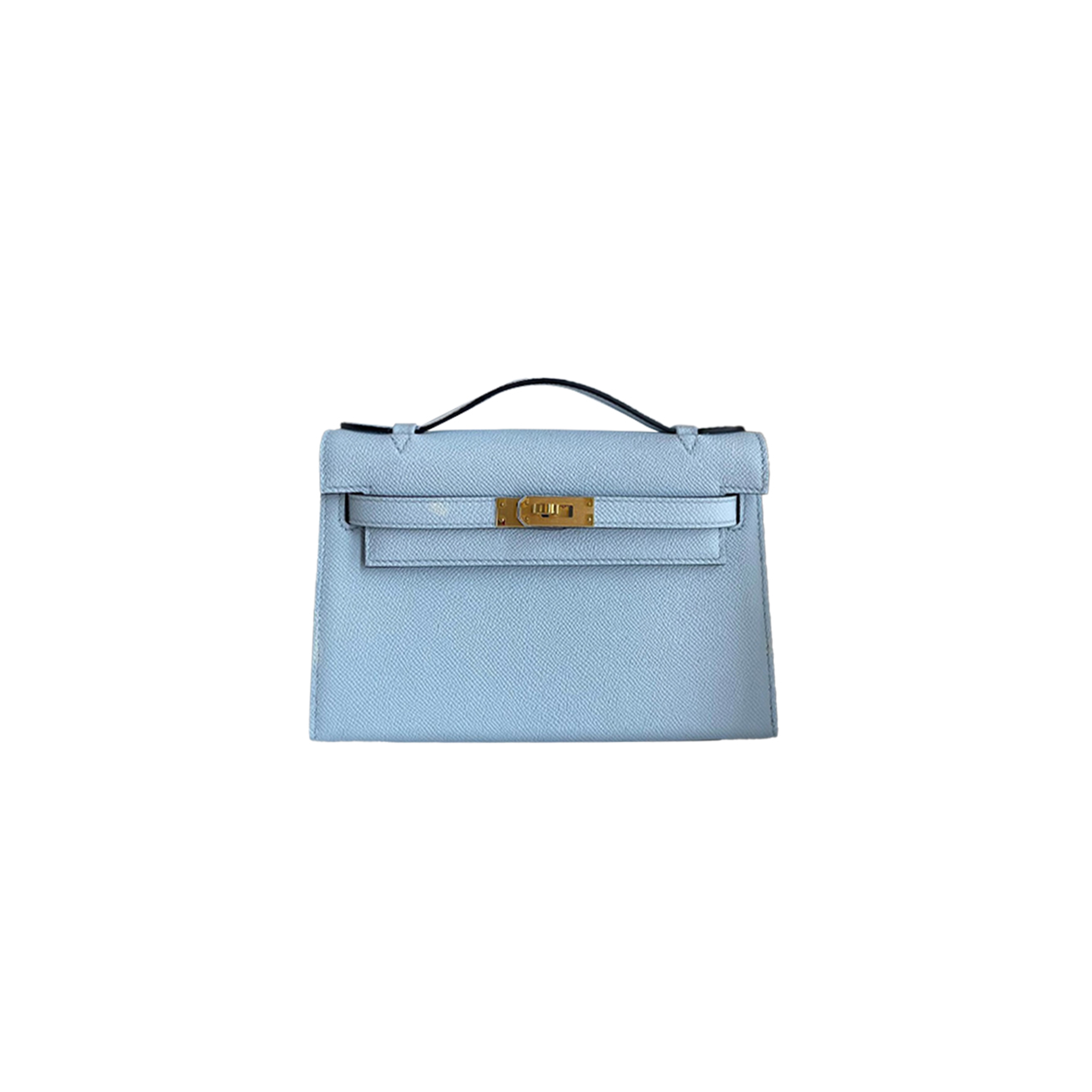 H**mes master mini kelly 22 epsom leather holy grail blue (22*14*7cm)